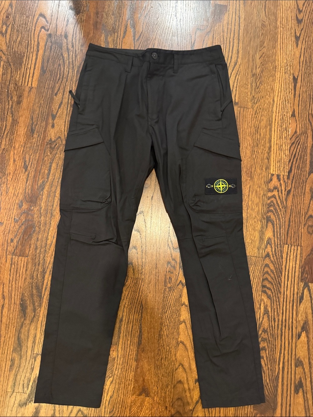Stone Island Black Cargo Pants